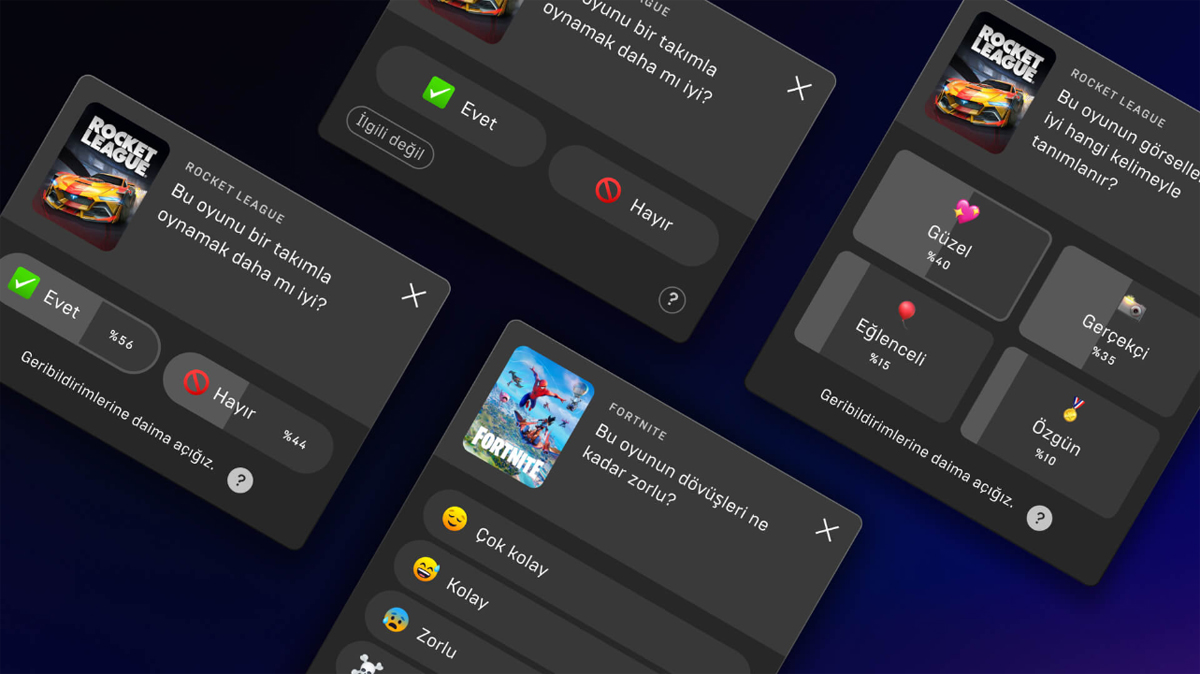 Epic Games Store Puanlama ve Anket Sistemi