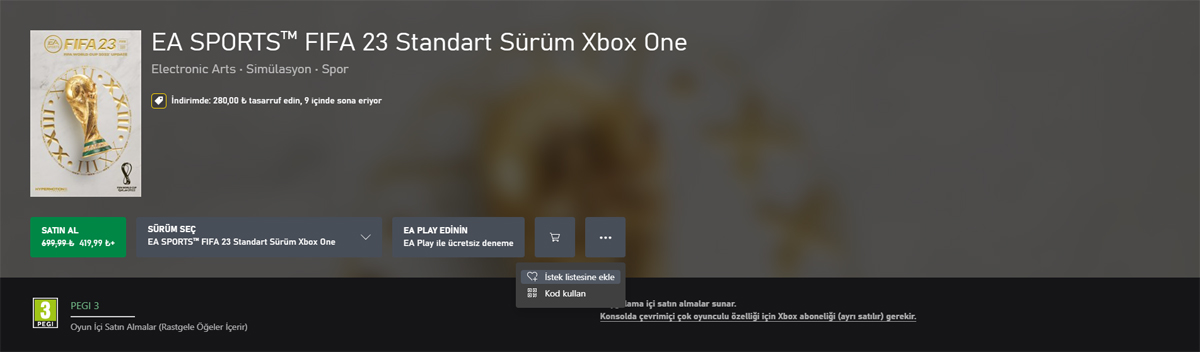 Microsoft Mağazasında Xbox Oyunu Hediye Etme Seçeneği Kaldırıldı