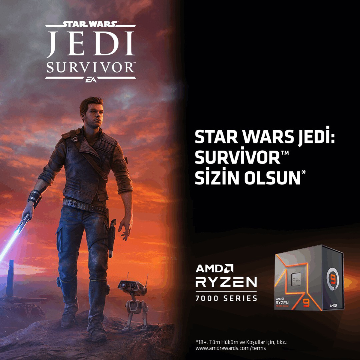 Star Wars Jedi: Survivor - AMD Ryzen 7000 Serisi Kampanyası