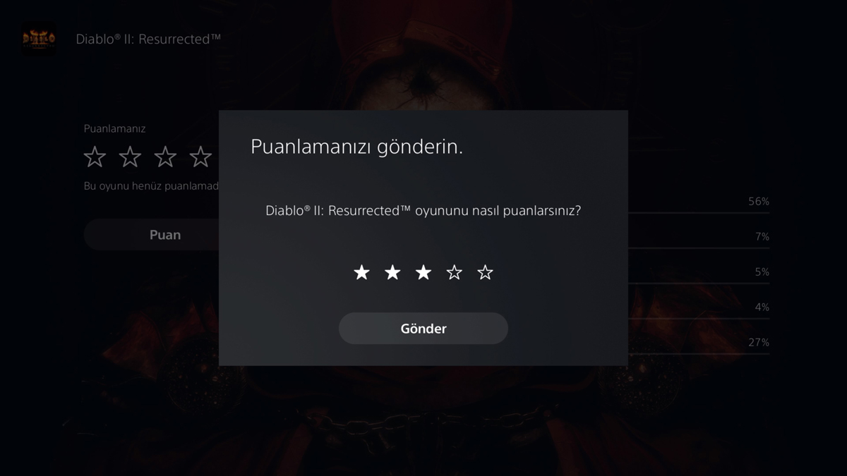 PlayStation Mağazasında Yıldızlı Puanlama Sistemi