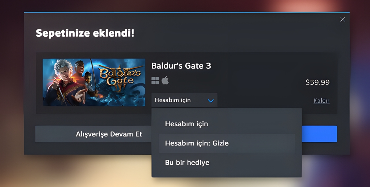 Steam'de Oyun Gizleme Özelliği Nihayet Kullanıma Sunuldu